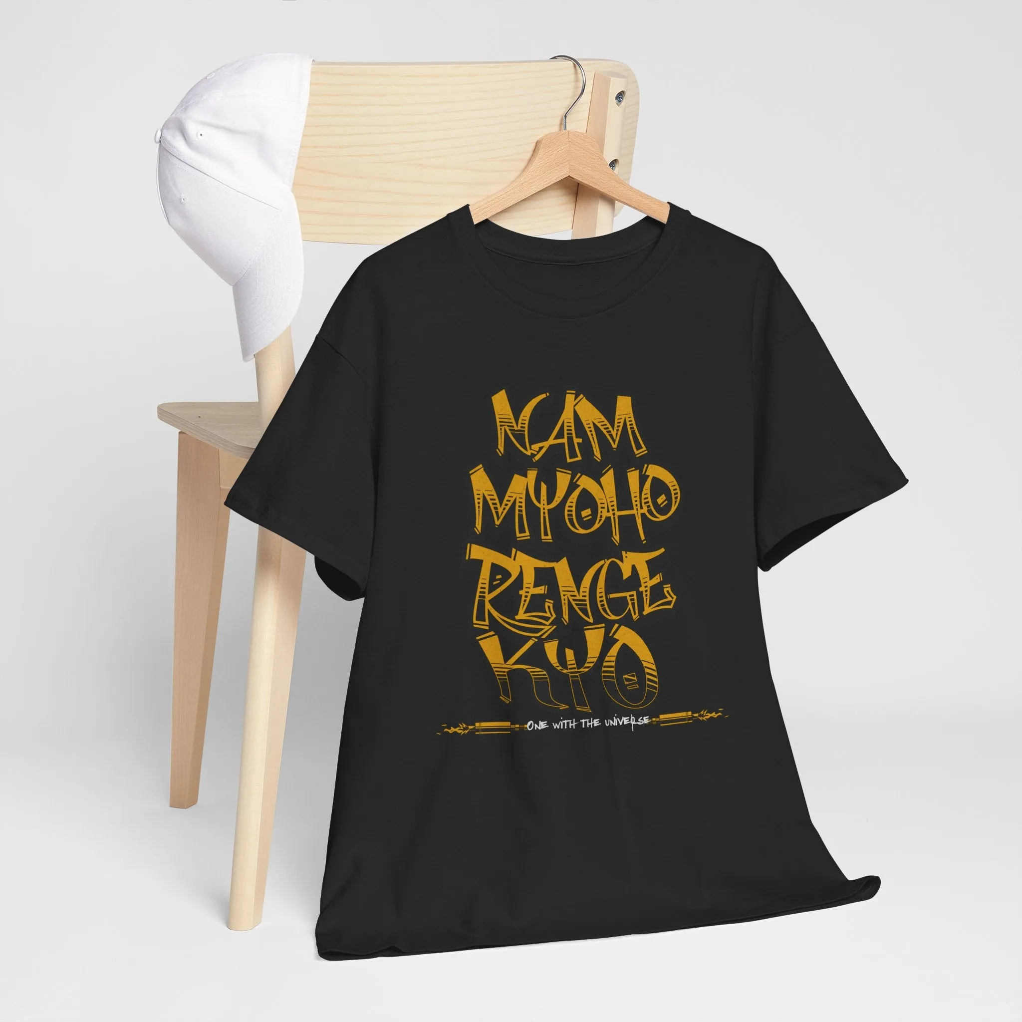 Nam myoho renge kyo Inspirational Unisex Heavy Cotton Tee, Spiritual T-Shirt, Motivational Shirt