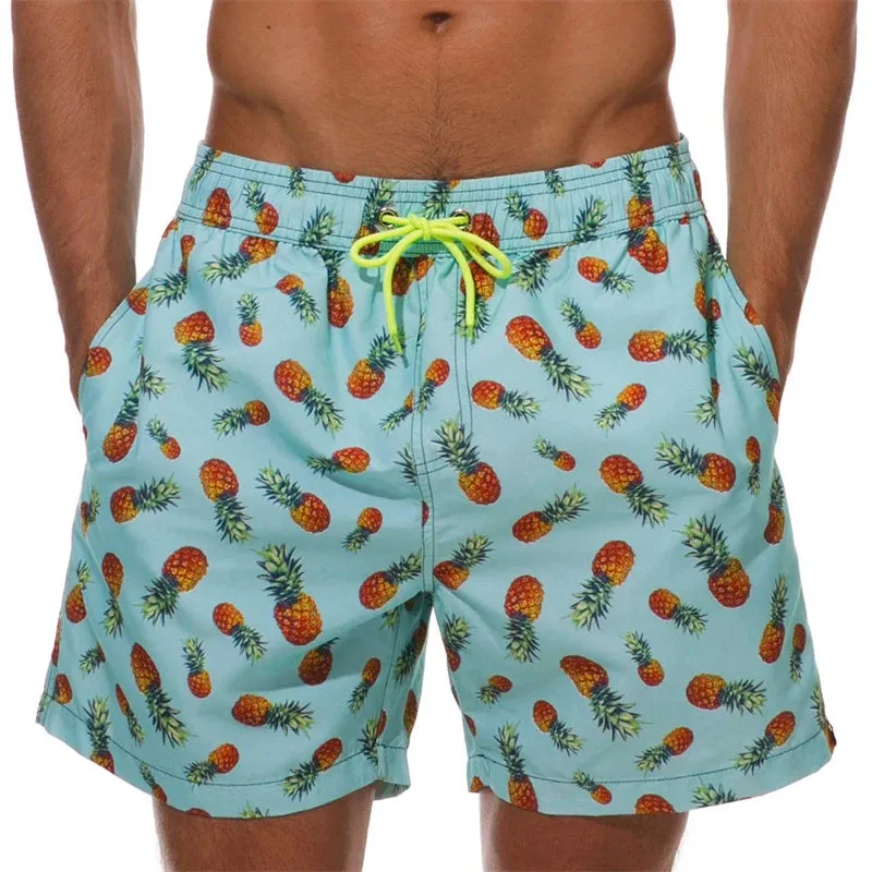 New 3D Simple Graphic Beach  Hawaii Swimwear Pants Kids Cool Ice Shorts
