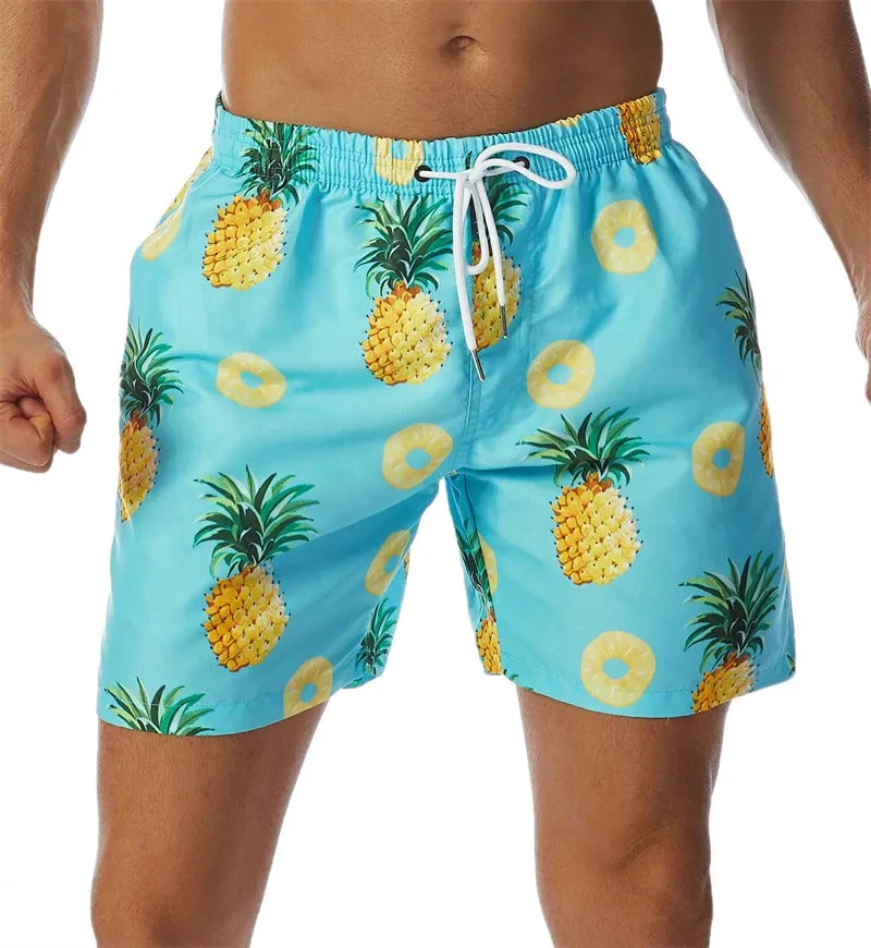 New 3D Simple Graphic Beach  Hawaii Swimwear Pants Kids Cool Ice Shorts