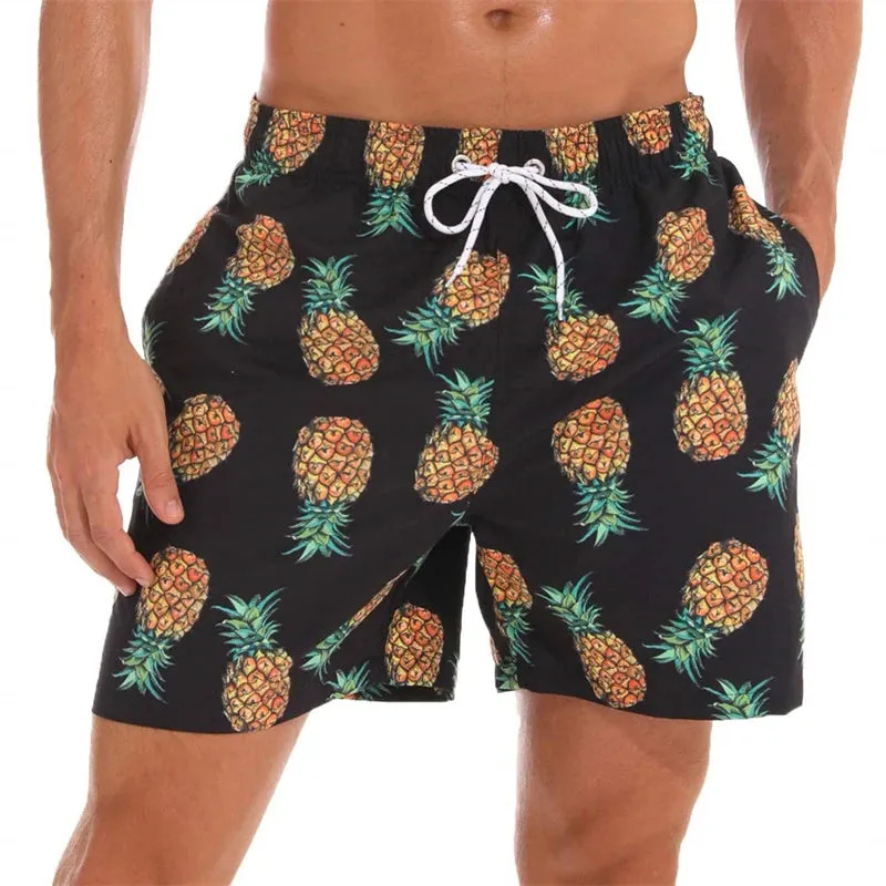 New 3D Simple Graphic Beach  Hawaii Swimwear Pants Kids Cool Ice Shorts