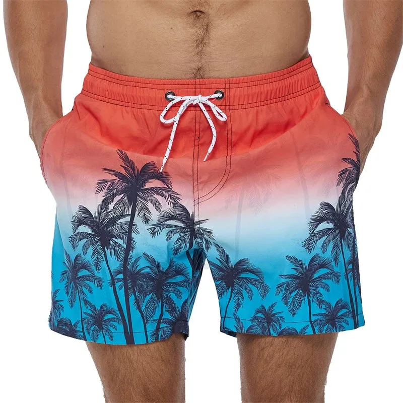 New 3D Simple Graphic Beach  Hawaii Swimwear Pants Kids Cool Ice Shorts