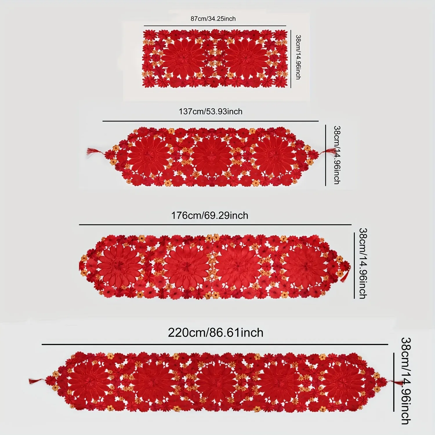 New Christmas Printed Tablecloths Party Picnic Tablecloth Table Decoration Supplie Christmas Embroidered Table Runners Table Linens for Christmas Decorations