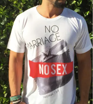 No Marriage No Sex - Christian T-Shirts for Men