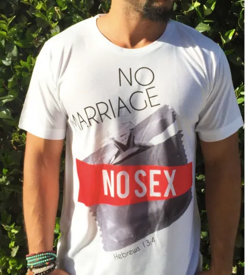 No Marriage No Sex - Christian T-Shirts for Men