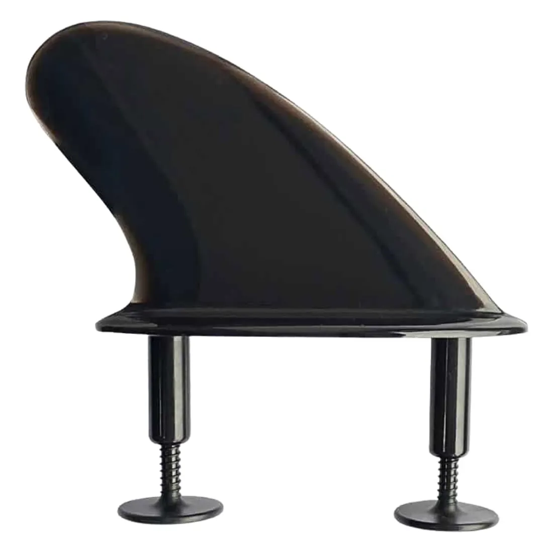 Ocean And Earth Replacement Softboard Surfboard Fin (Individual Fin) - Black