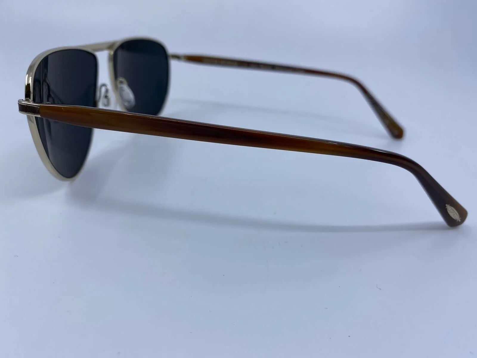 Oliver Peoples Conduit Street Calf Leather Sunglasses
