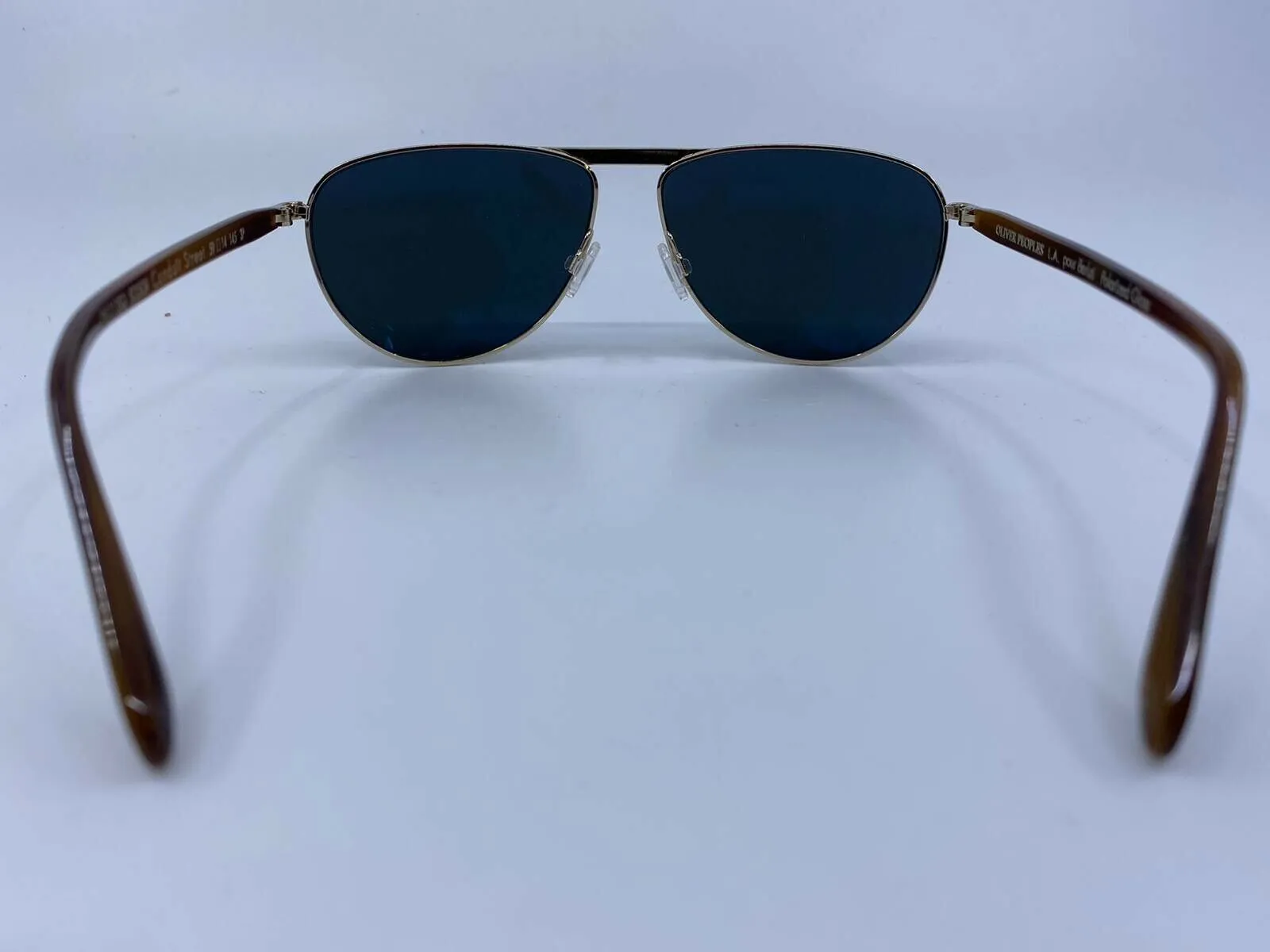 Oliver Peoples Conduit Street Calf Leather Sunglasses