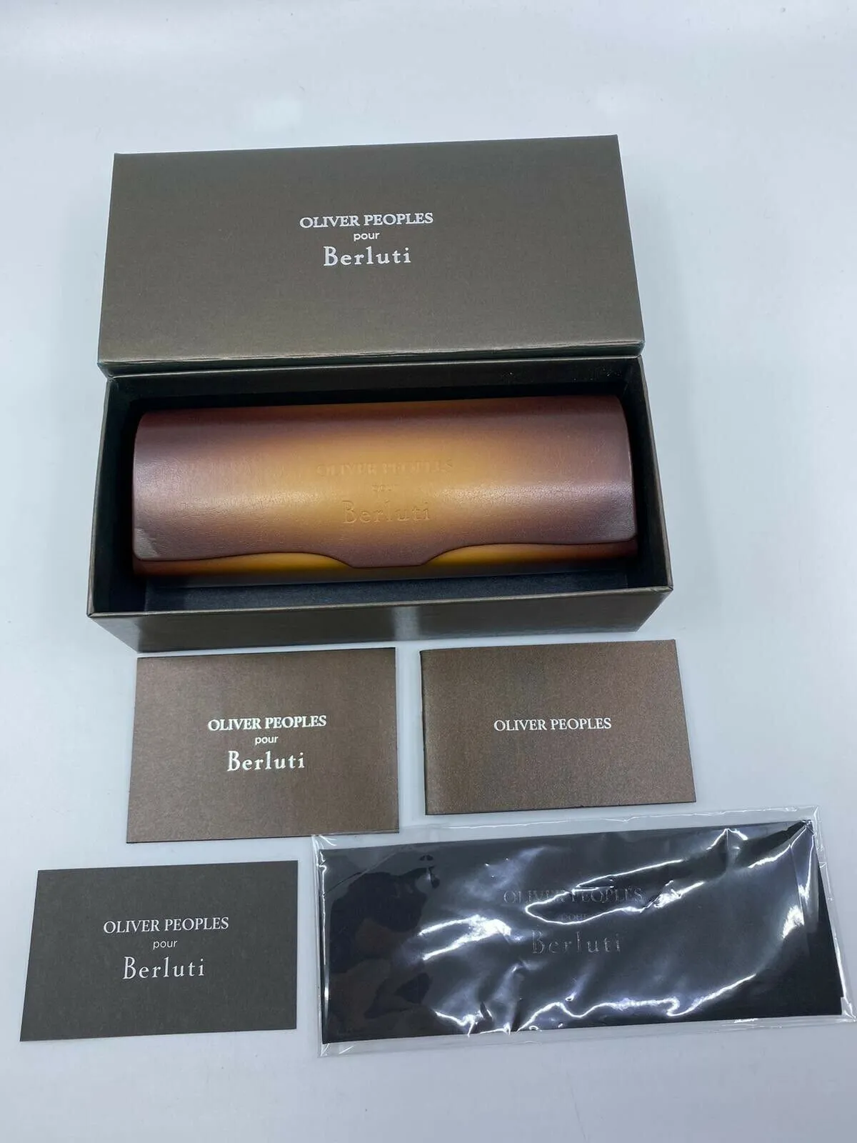 Oliver Peoples Conduit Street Calf Leather Sunglasses
