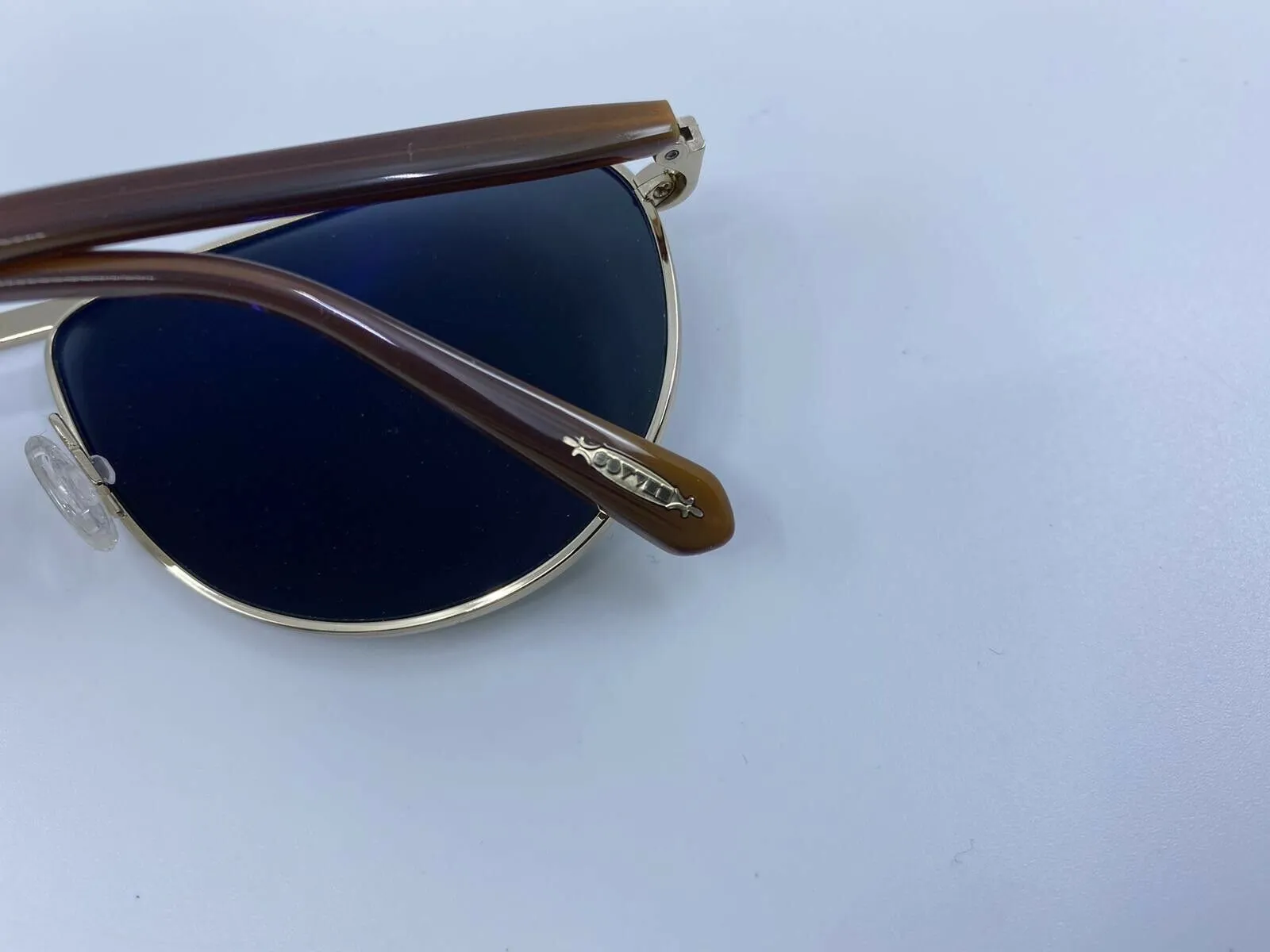 Oliver Peoples Conduit Street Calf Leather Sunglasses
