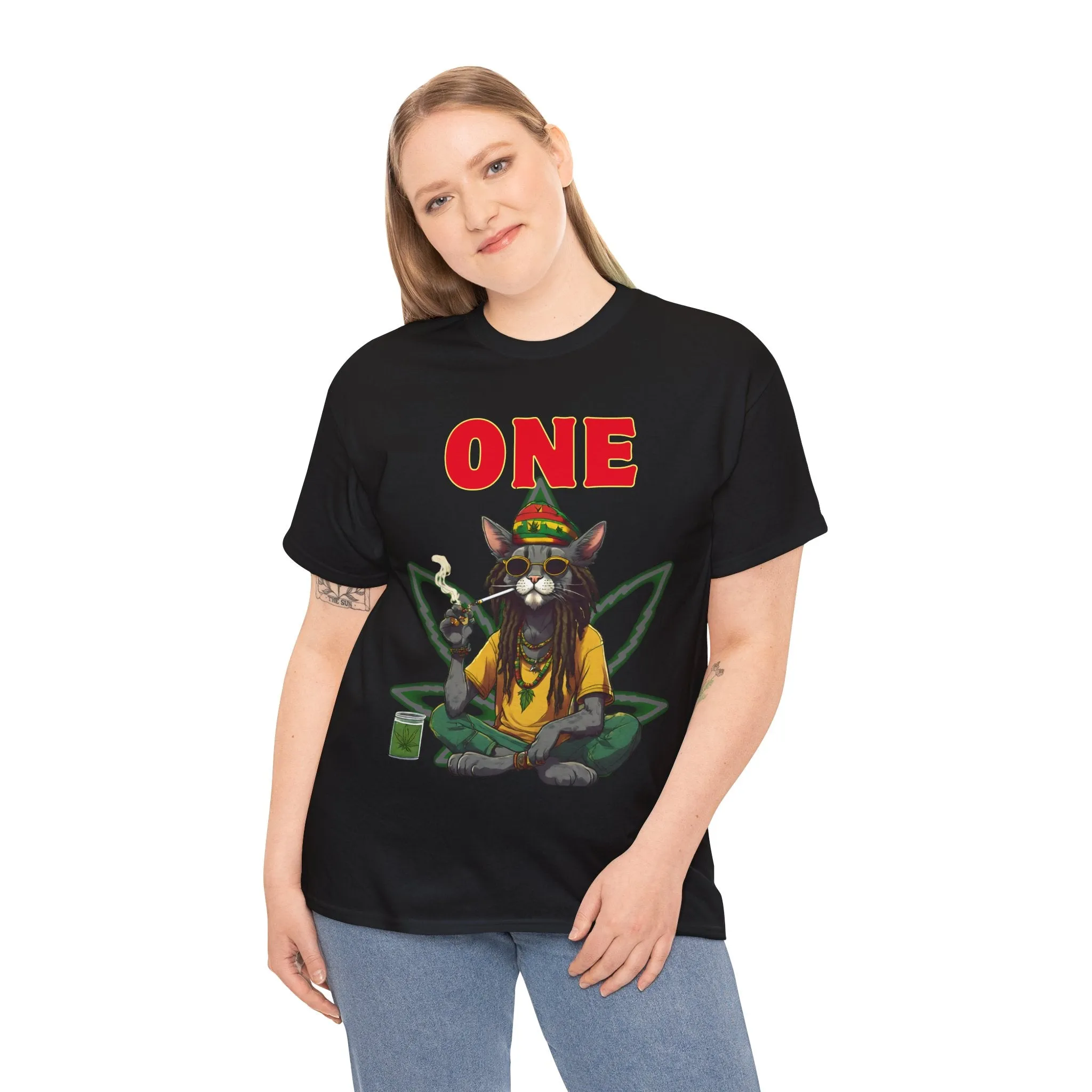 One (Design 4) - Unisex Heavy Cotton Tee