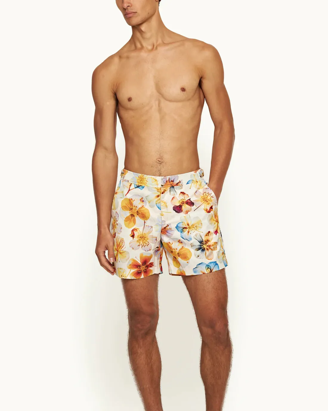 Orlebar Brown Bulldog Swim Shorts - White Sand