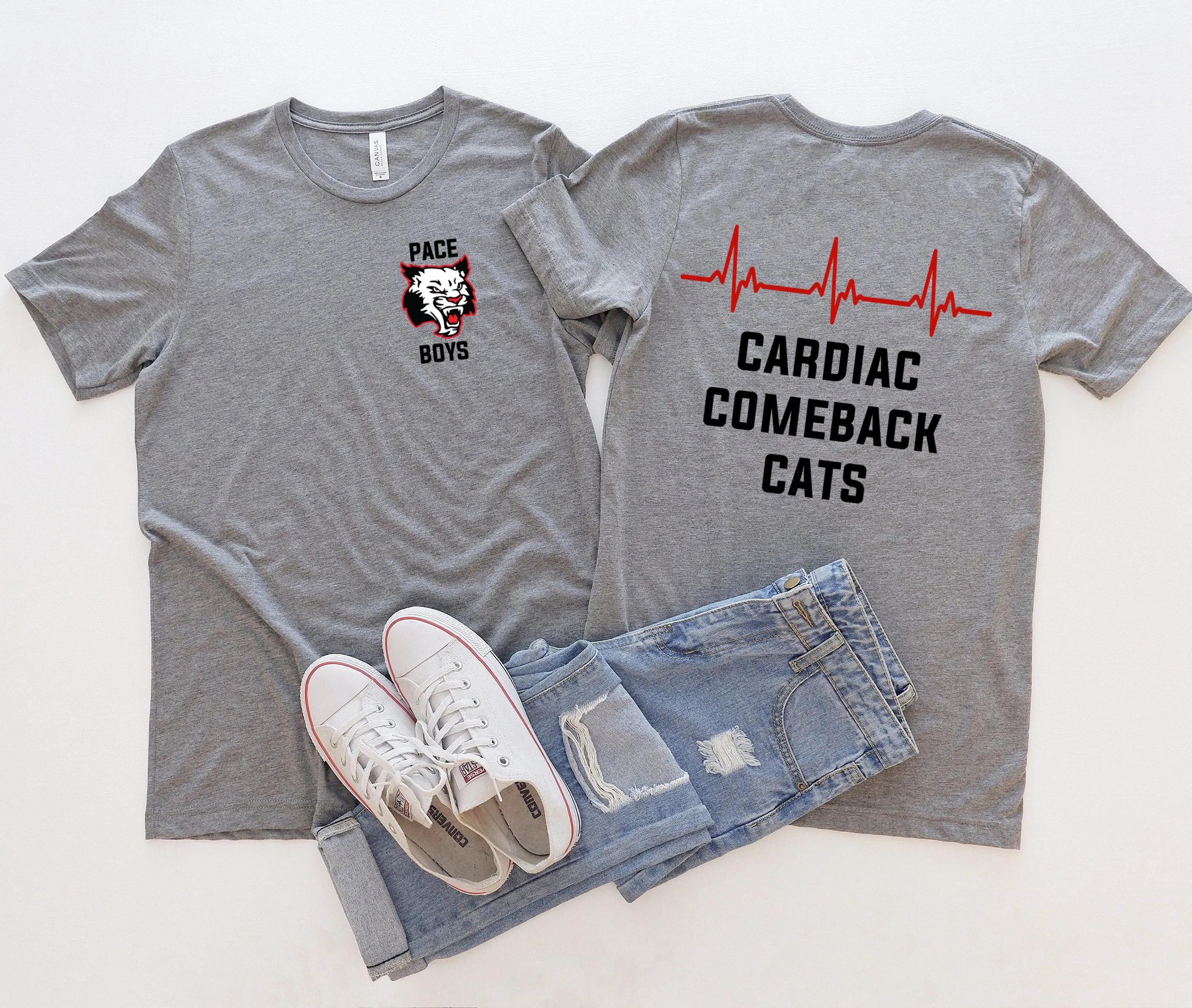 Pace Boys - Cardiac Comback Shirts/ Big League Wildcats - MULTIPLE Color Options
