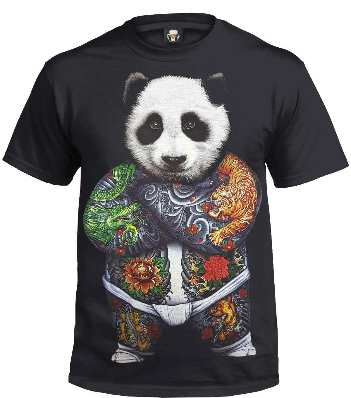 Panda Tattoos T-Shirt For Men's