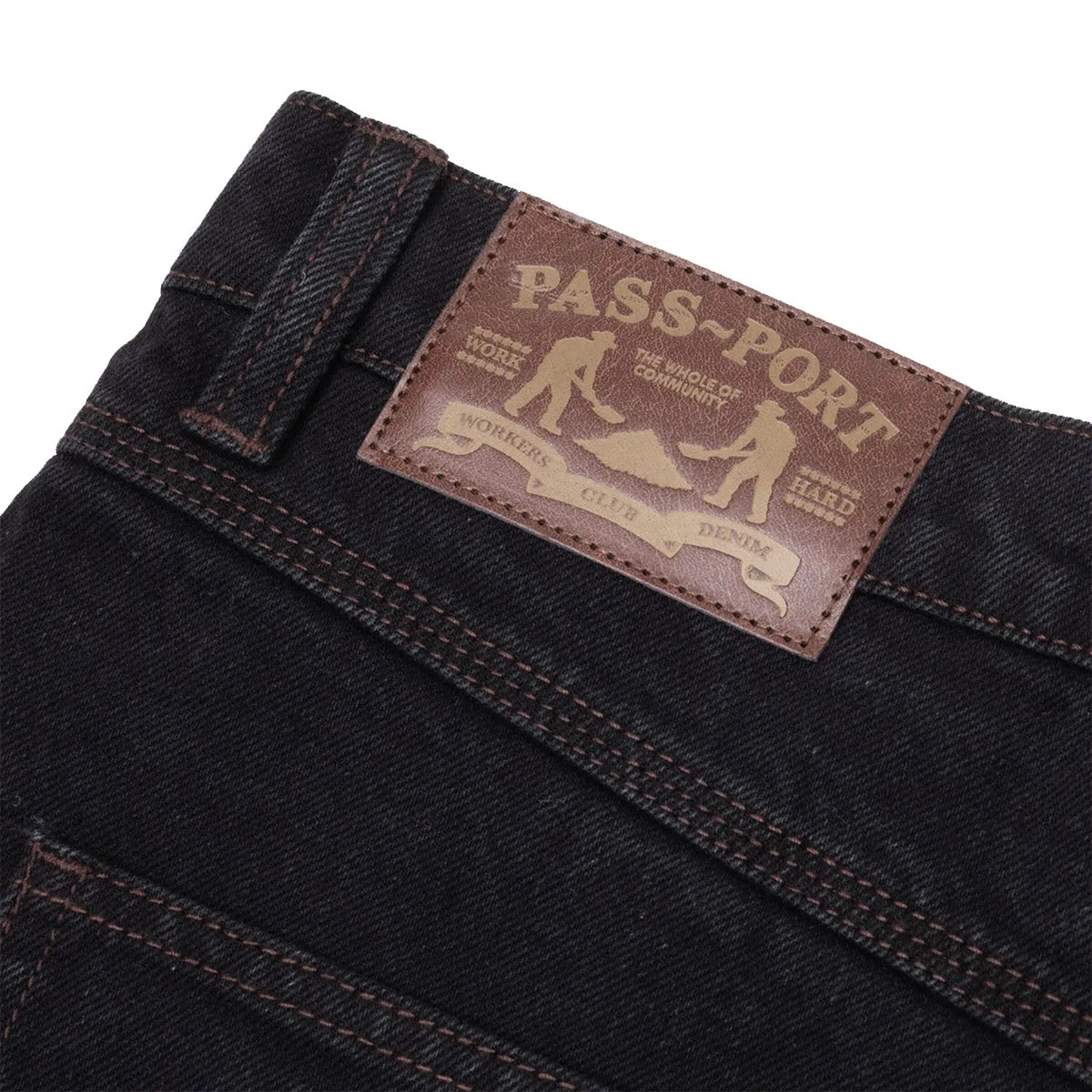 Pass~Port - Workers Club Shorts Washed Black