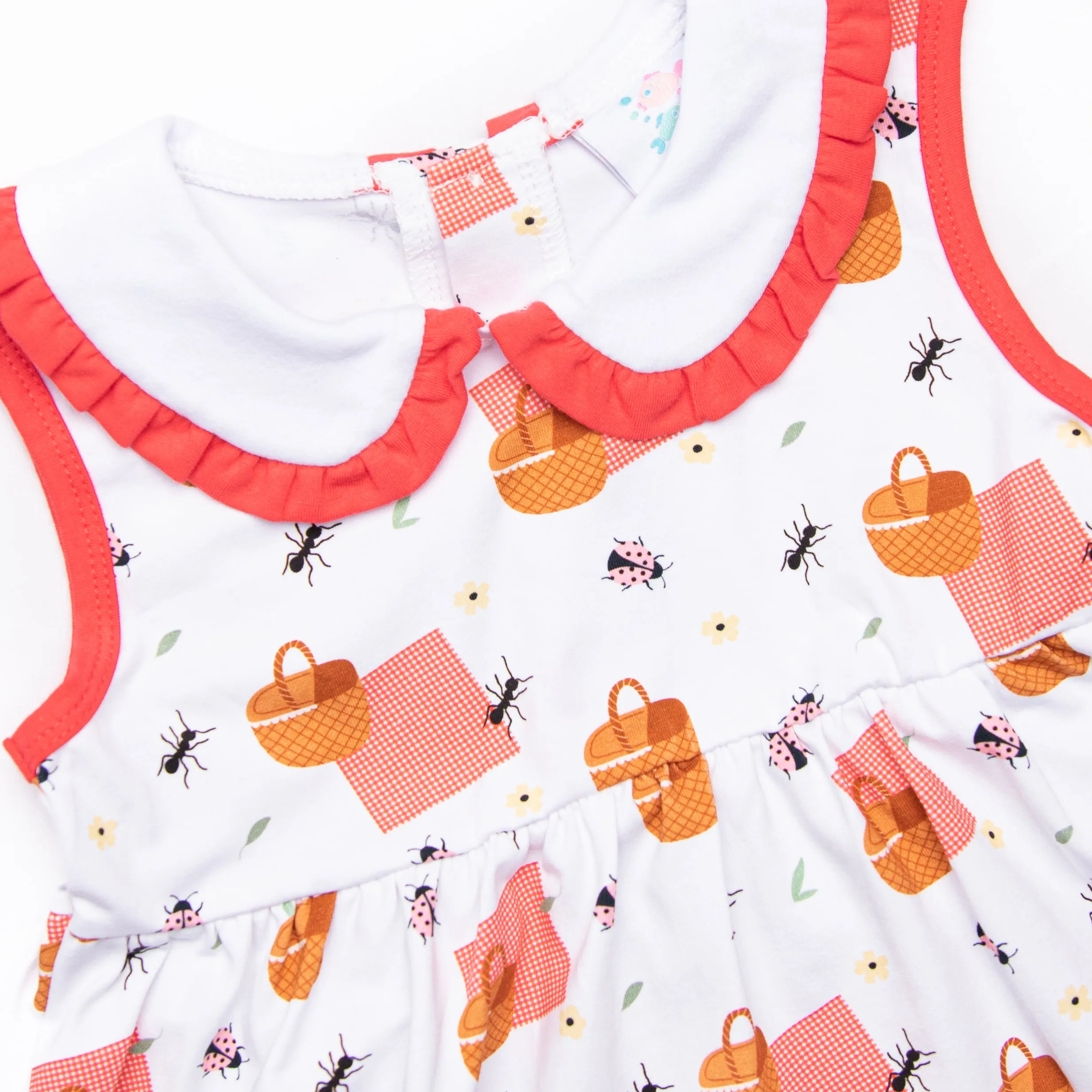 Picnic Party Bloomer Set, Red