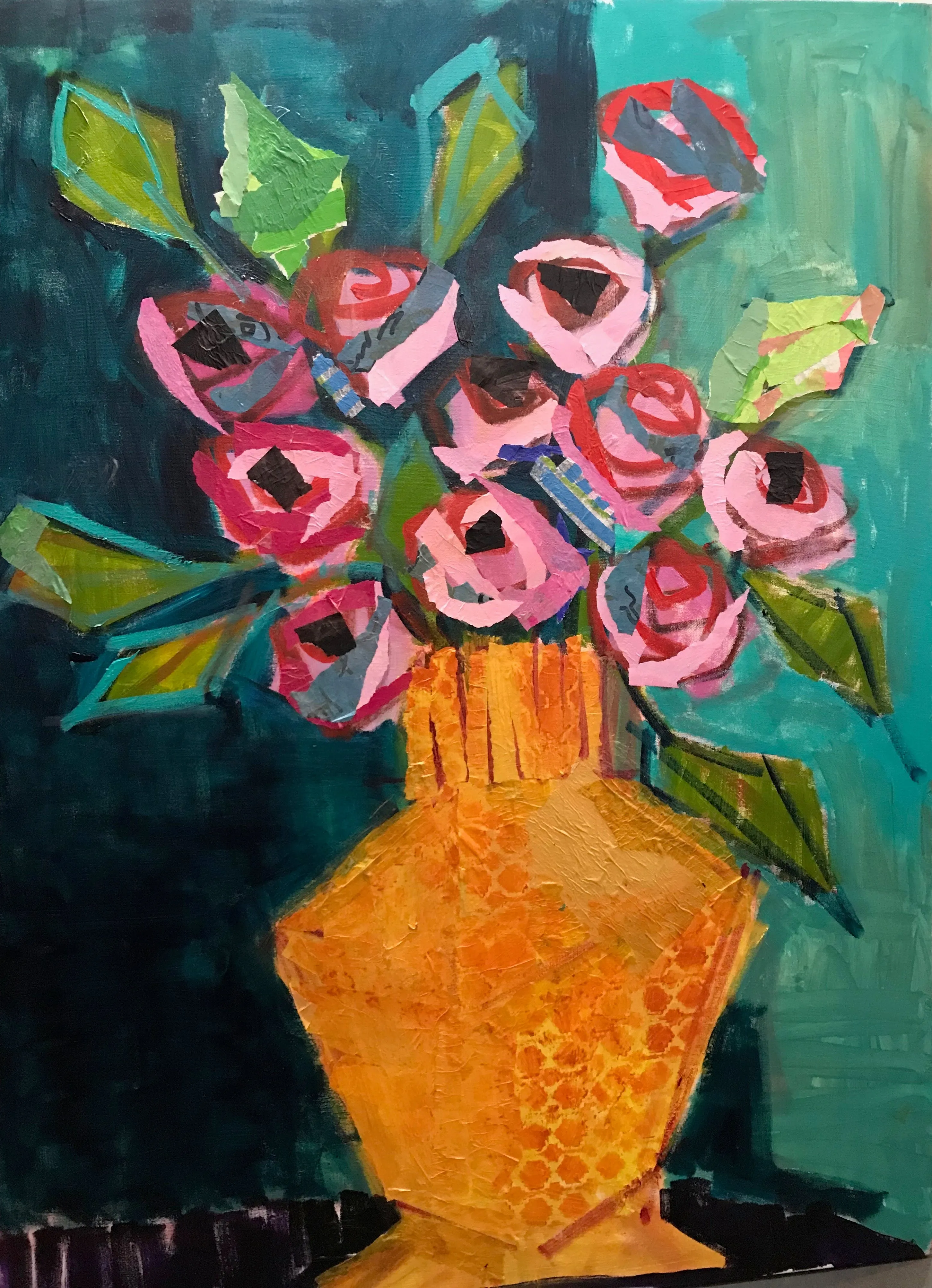 Pink Roses - 30x40
