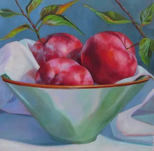 Plums in a Blue Place