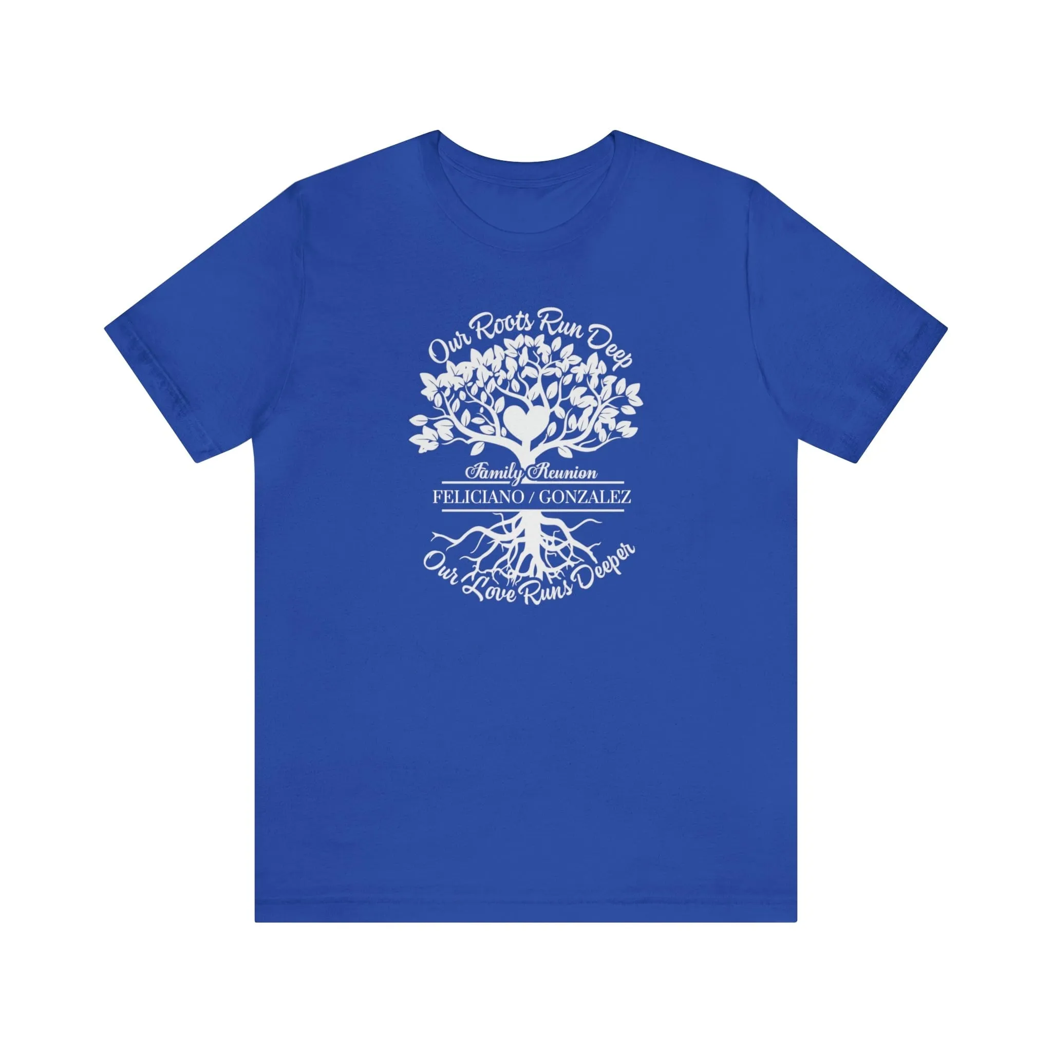 Premium Bella-Canvas Unisex Tee Blue & Red
