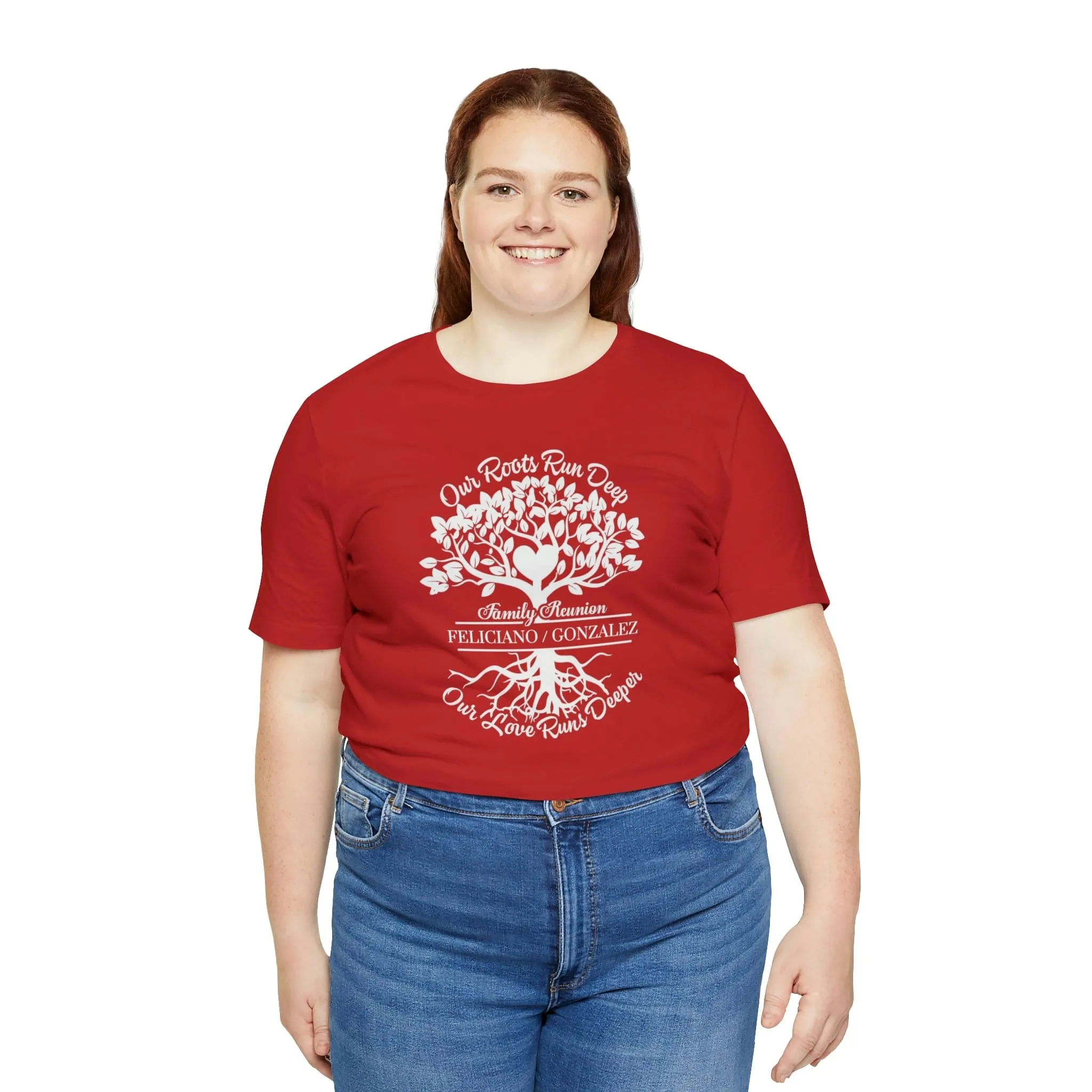 Premium Bella-Canvas Unisex Tee Blue & Red