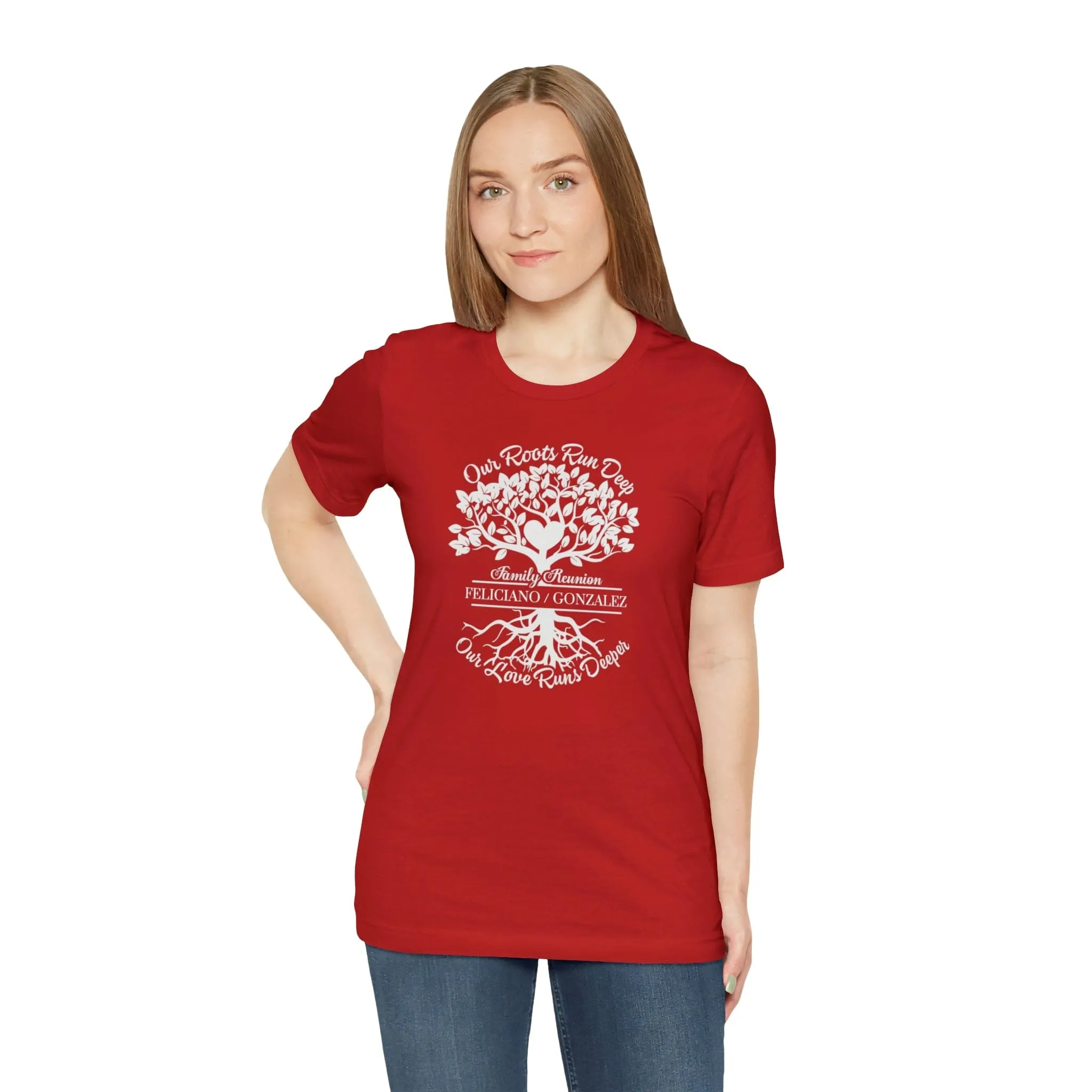 Premium Bella-Canvas Unisex Tee Blue & Red