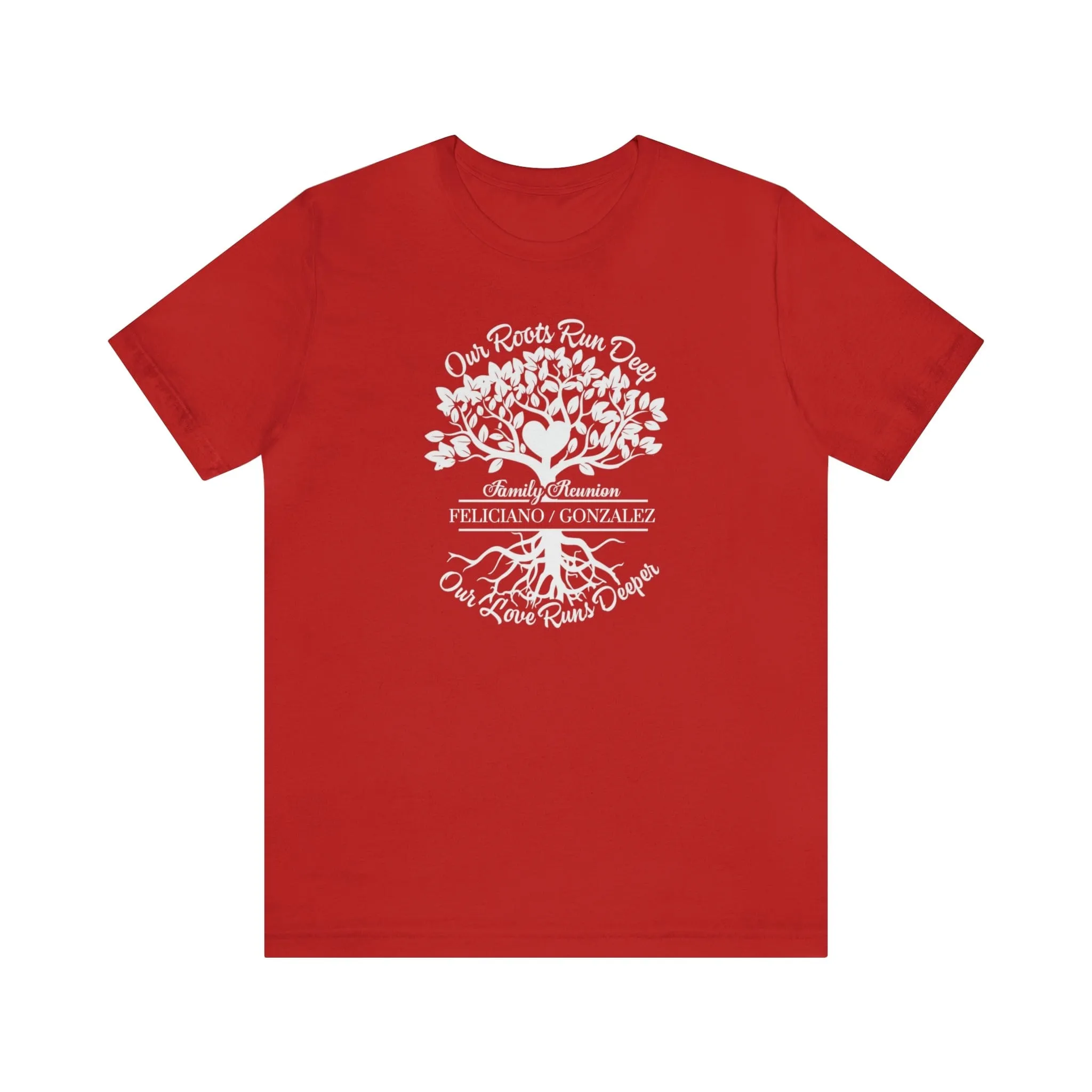 Premium Bella-Canvas Unisex Tee Blue & Red