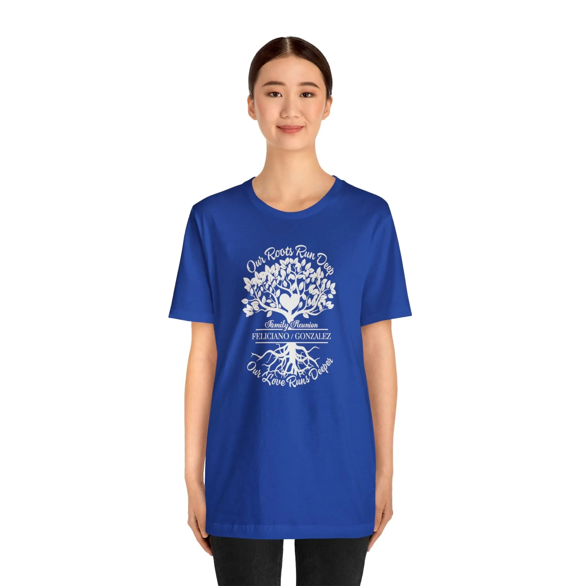 Premium Bella-Canvas Unisex Tee Blue & Red
