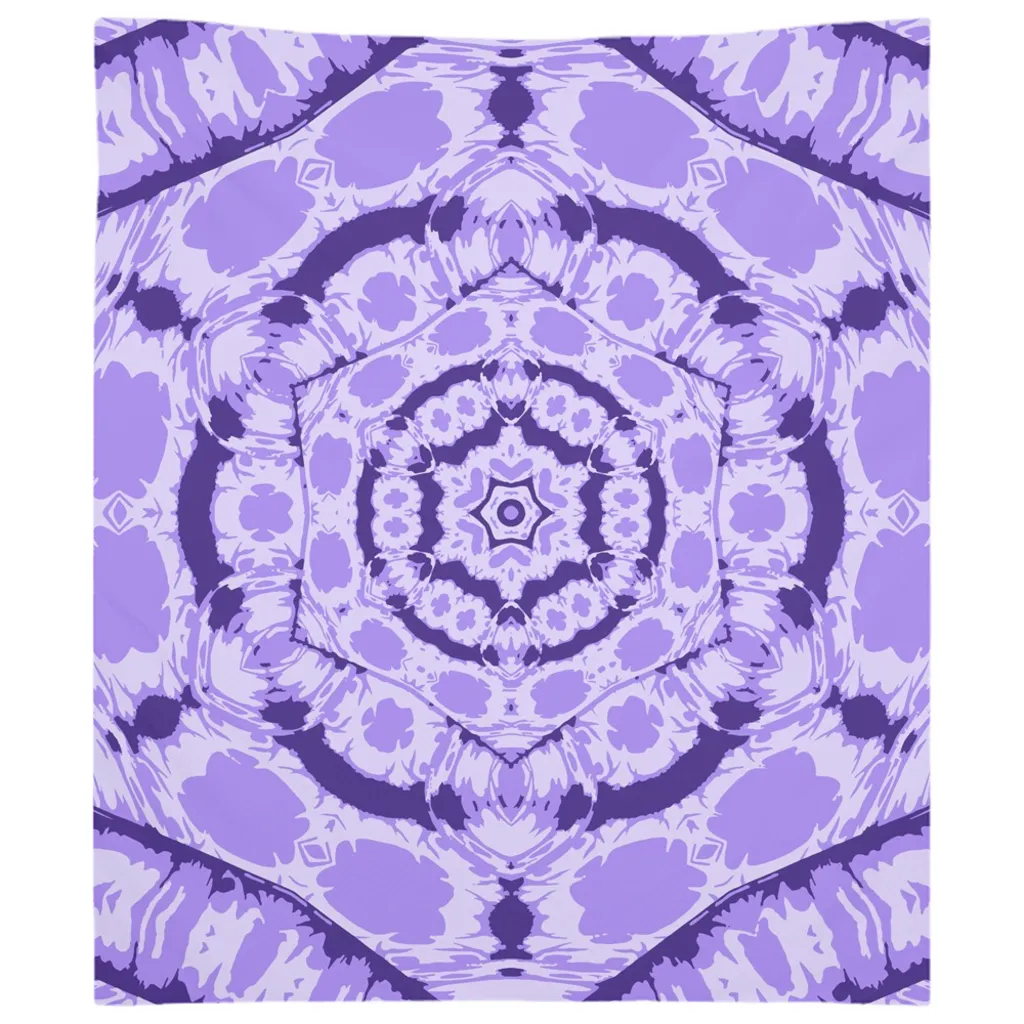 Purple Pattern Tapestry