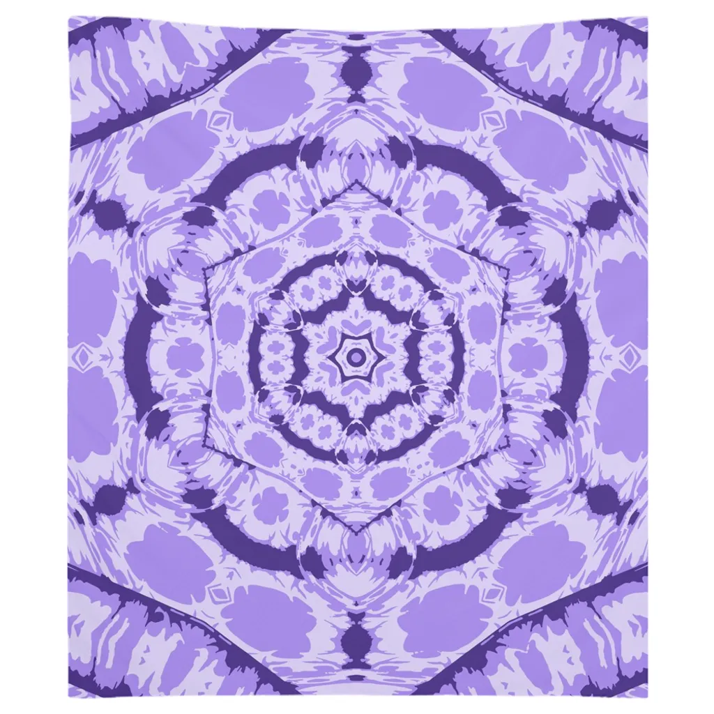 Purple Pattern Tapestry