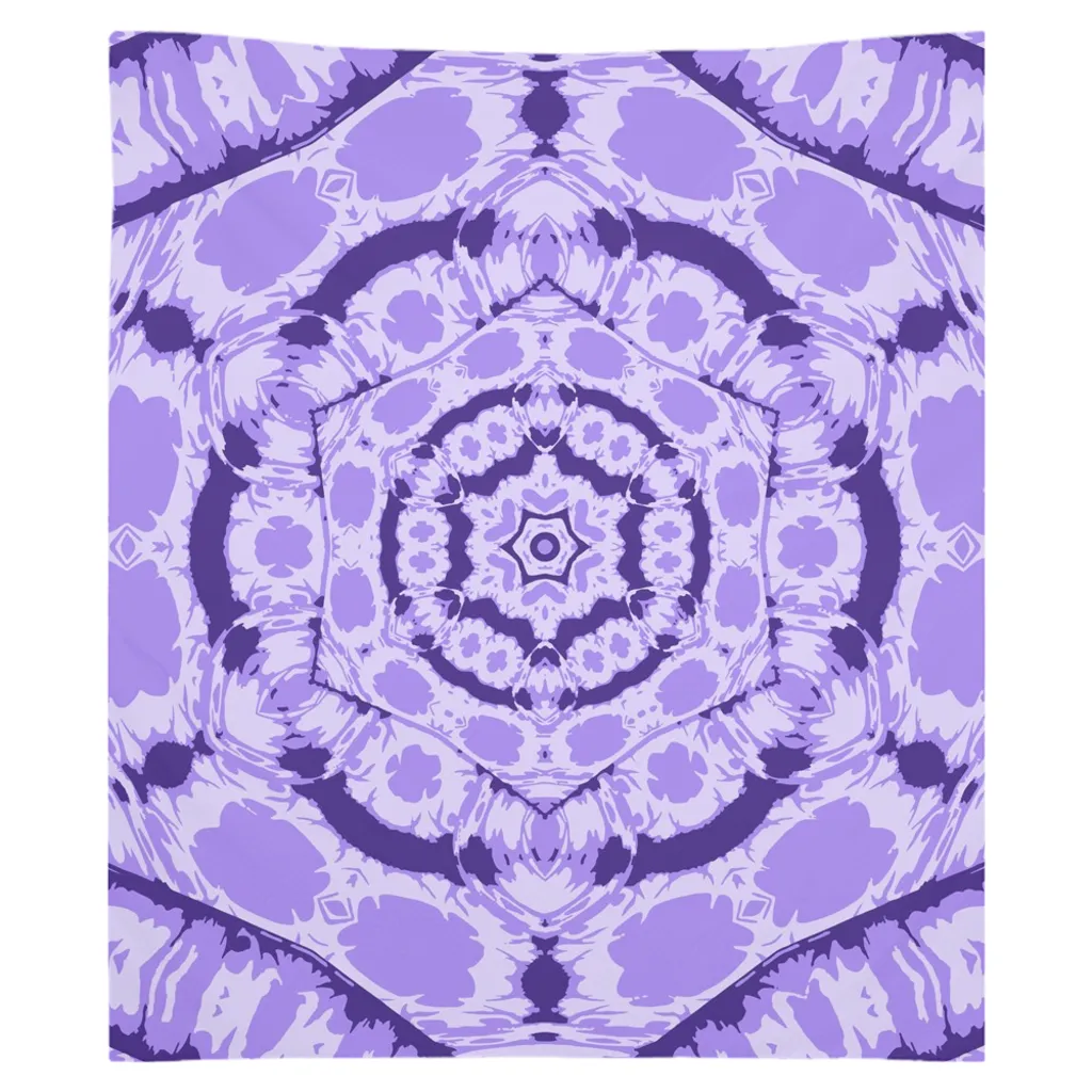 Purple Pattern Tapestry