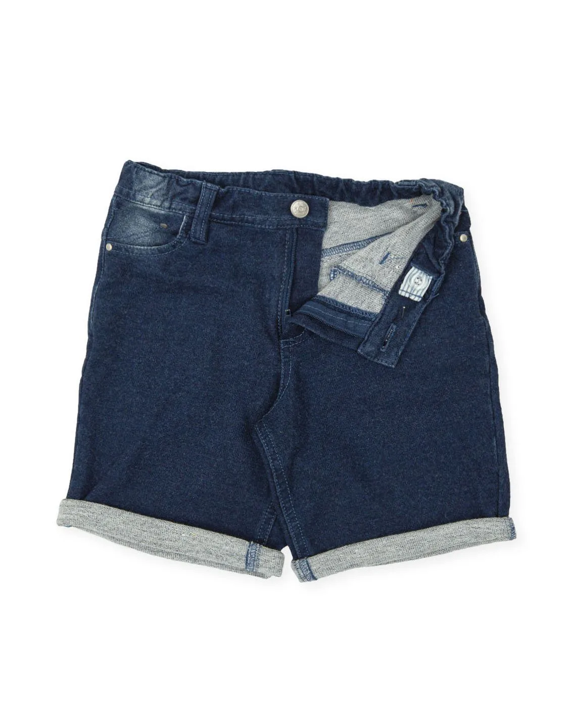 "Elliott" Navy Striped T-Shirt & Shorts