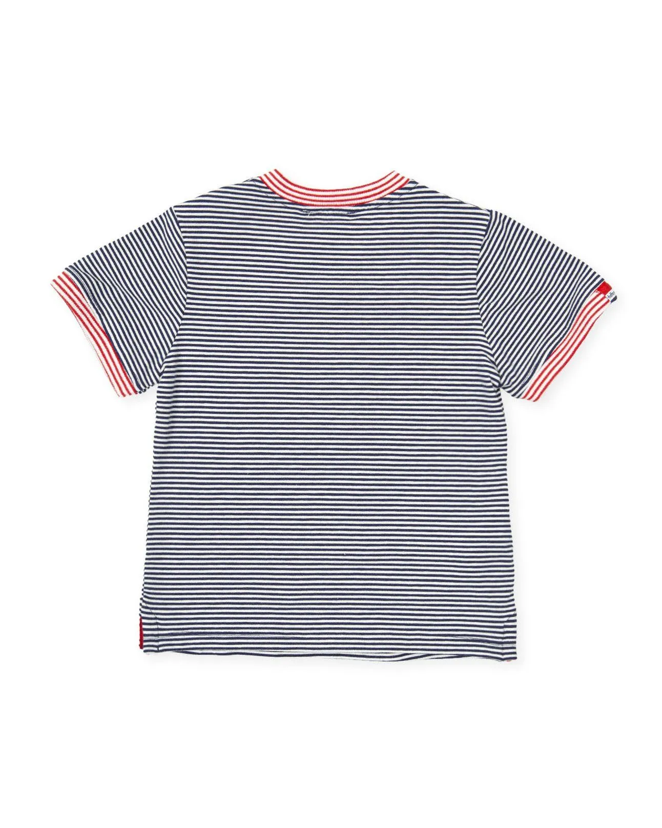 "Elliott" Navy Striped T-Shirt & Shorts
