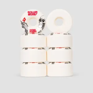 Rollerbones Bowl Bombers 101a Quad Wheels x8 White 57mm