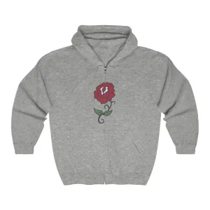 Rose Tattoo - Men's Zip Hoodie