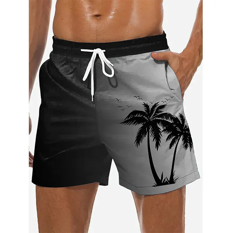Rupert | Men's 3D Coconut Tree Graphic Swim Shorts