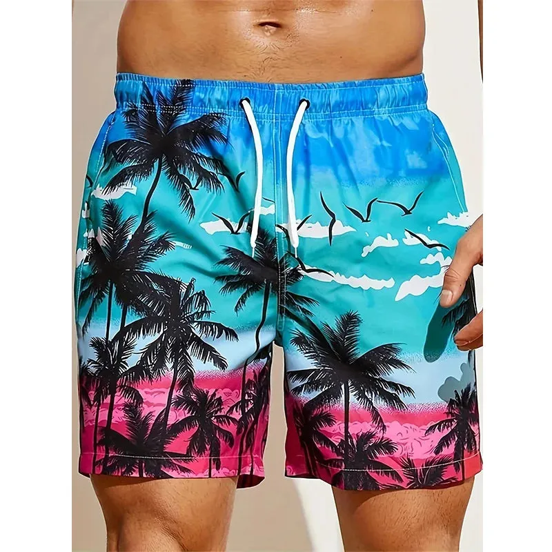 Rupert | Men's 3D Coconut Tree Graphic Swim Shorts