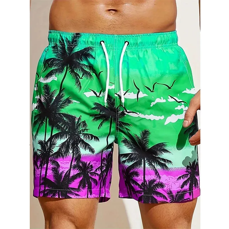 Rupert | Men's 3D Coconut Tree Graphic Swim Shorts