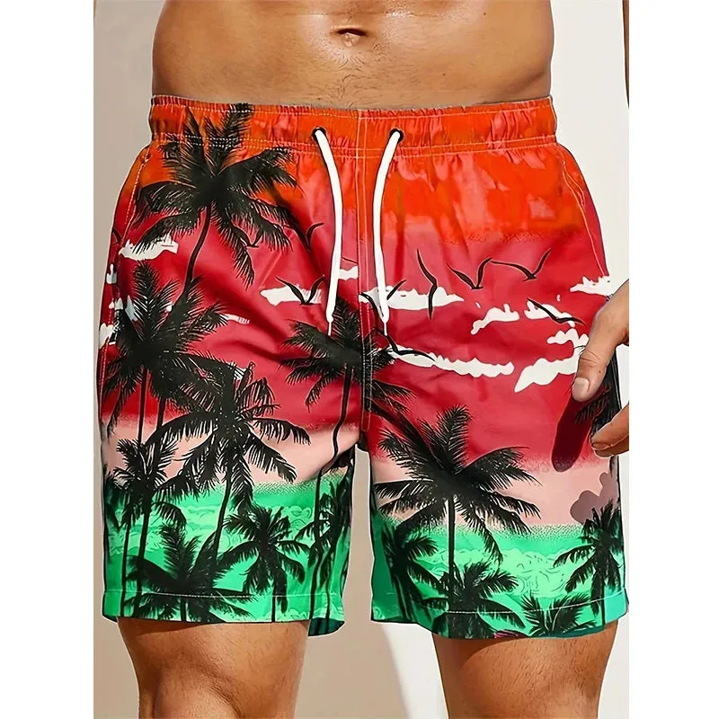Rupert | Men's 3D Coconut Tree Graphic Swim Shorts