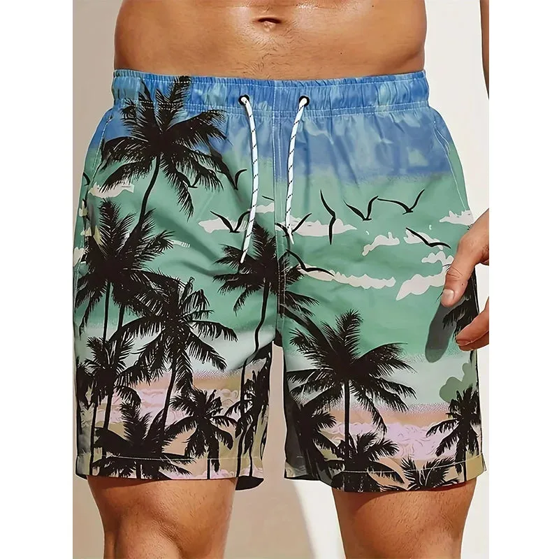 Rupert | Men's 3D Coconut Tree Graphic Swim Shorts