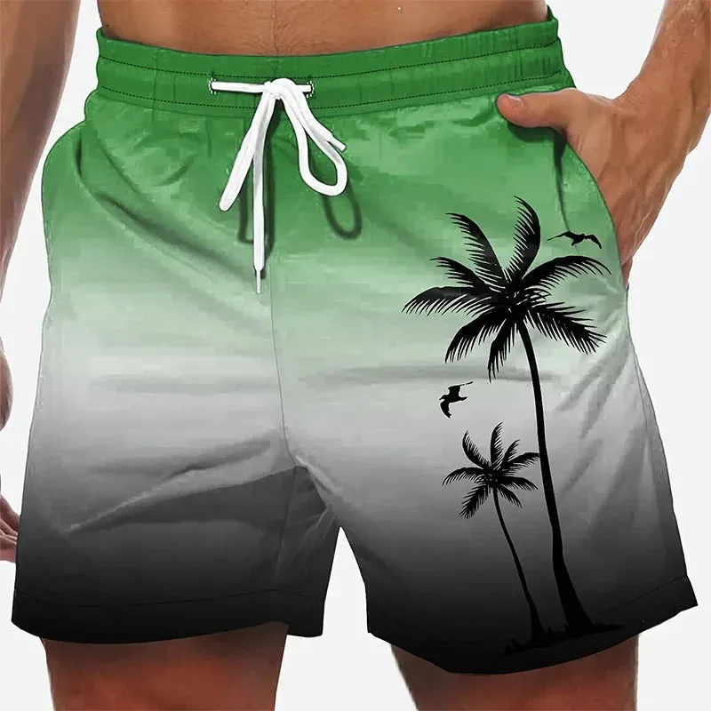 Rupert | Men's 3D Coconut Tree Graphic Swim Shorts