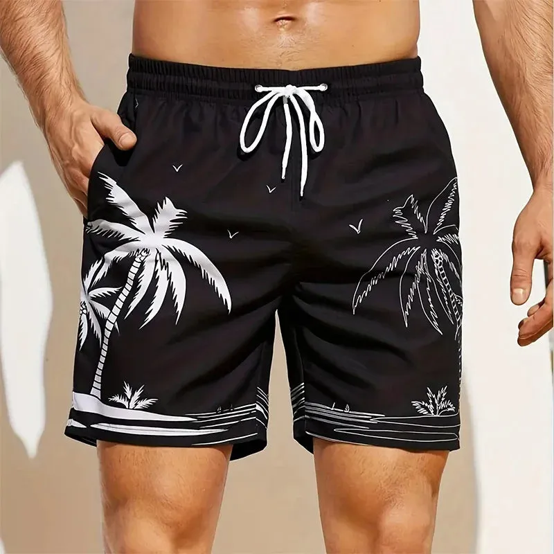 Rupert | Men's 3D Coconut Tree Graphic Swim Shorts