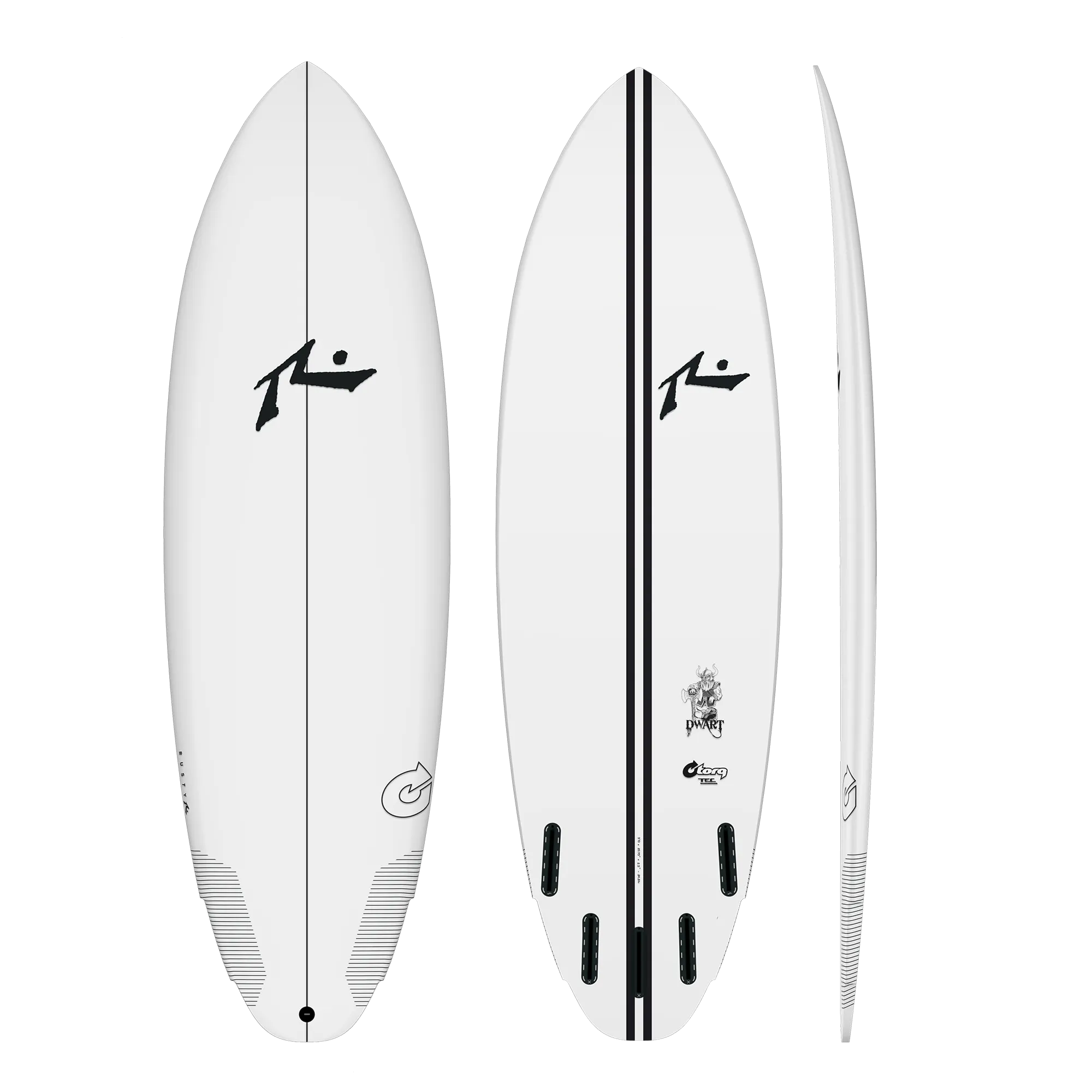 Rusty / Torq Dwart 5'10 Surfboard