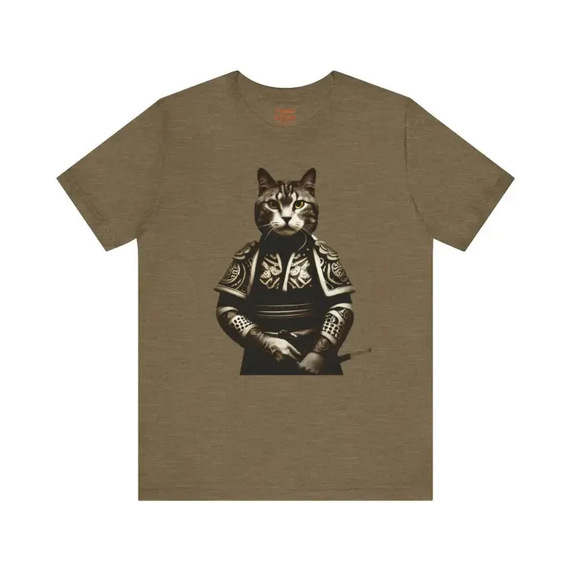 Samurai Cat Unisex Jersey Short Sleeve Tee