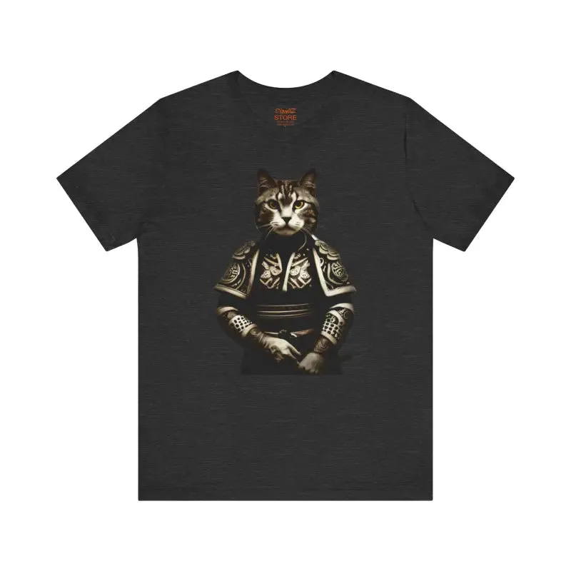 Samurai Cat Unisex Jersey Short Sleeve Tee