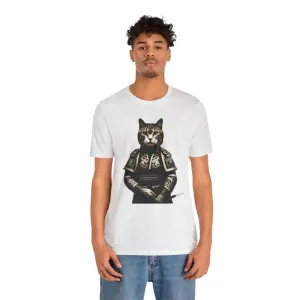 Samurai Cat Unisex Jersey Short Sleeve Tee