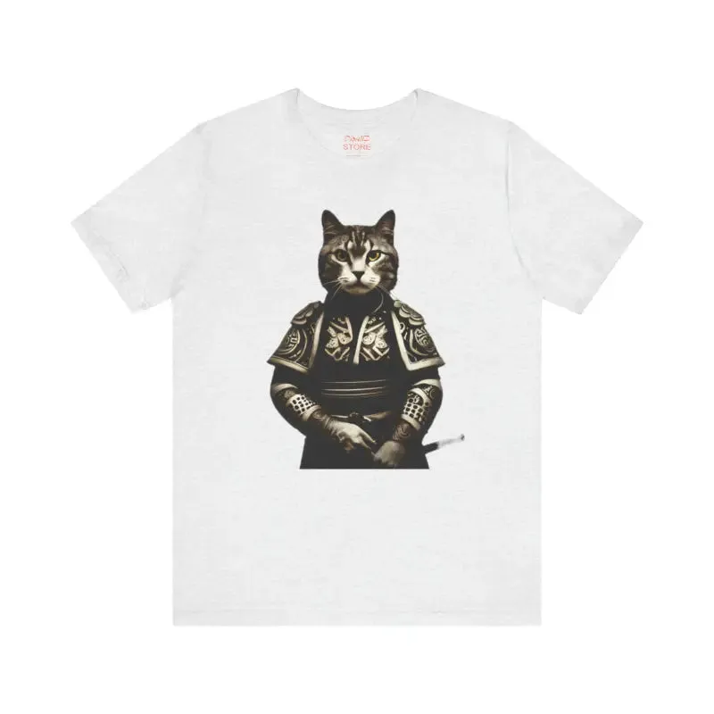 Samurai Cat Unisex Jersey Short Sleeve Tee