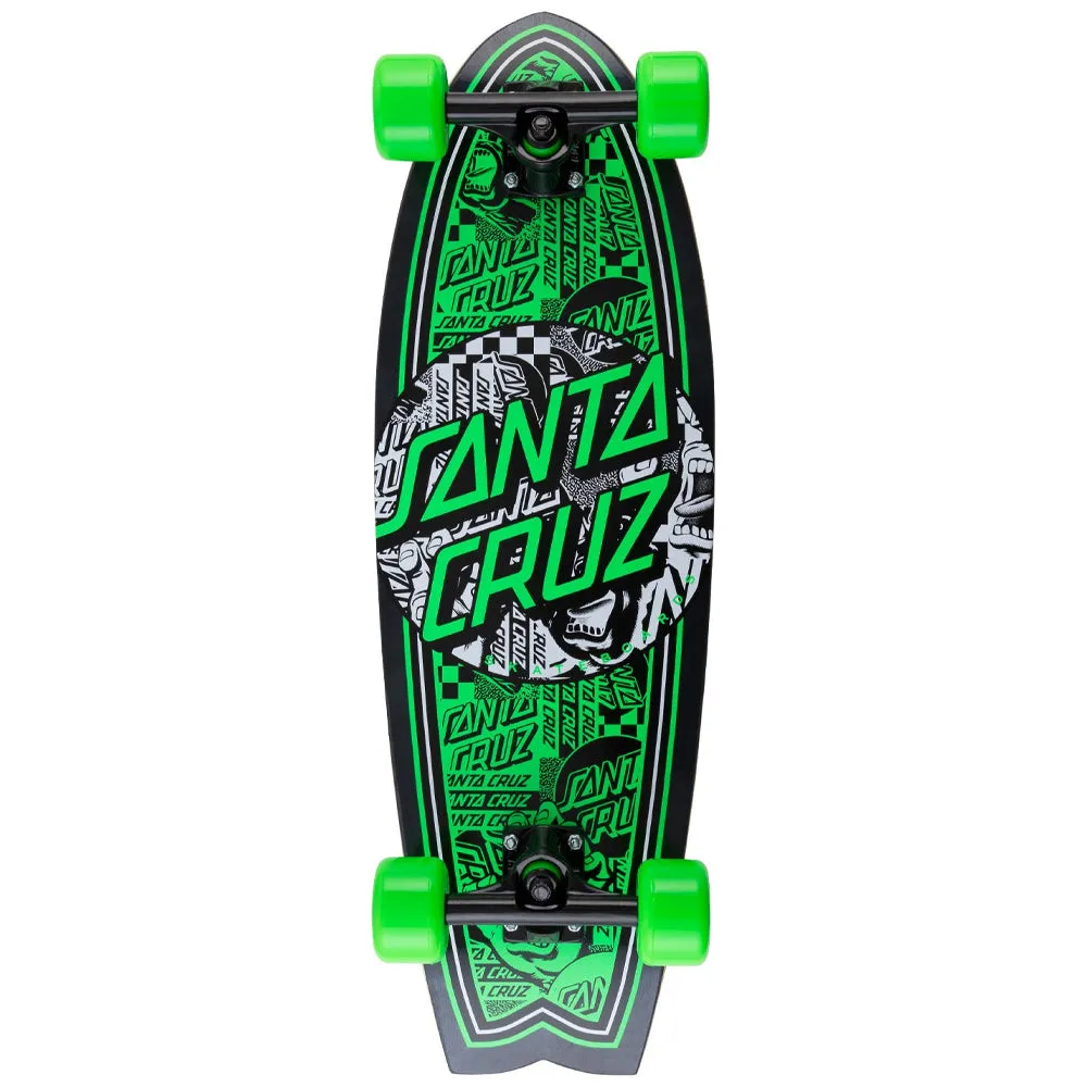 Santa Cruz Flier Collage Dot Skate Cruzer