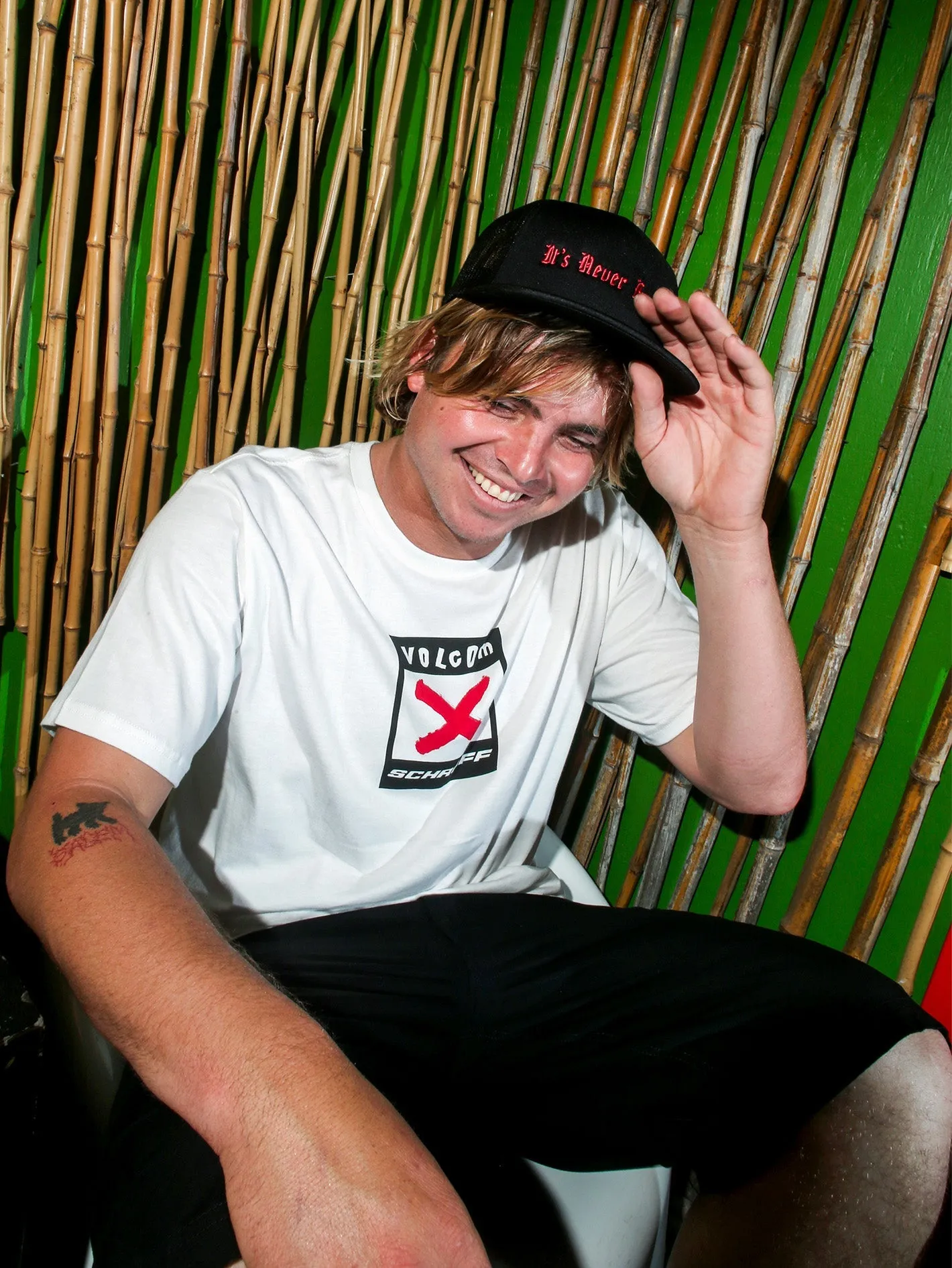 Schroff X Volcom Cheese Cap - Black