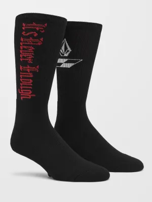 Schroff X Volcom Socks - Black