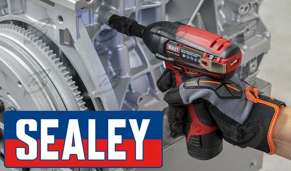 SEALEY 12V 3/8" DRIVE CORDLESS COMBO KIT ( DRILL - RATCHET WRENCH - IMPACT WRENCH - IMPACT DRIVER )