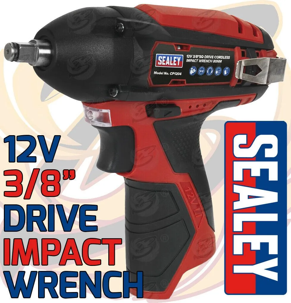 SEALEY 12V 3/8" DRIVE CORDLESS COMBO KIT ( DRILL - RATCHET WRENCH - IMPACT WRENCH - IMPACT DRIVER )